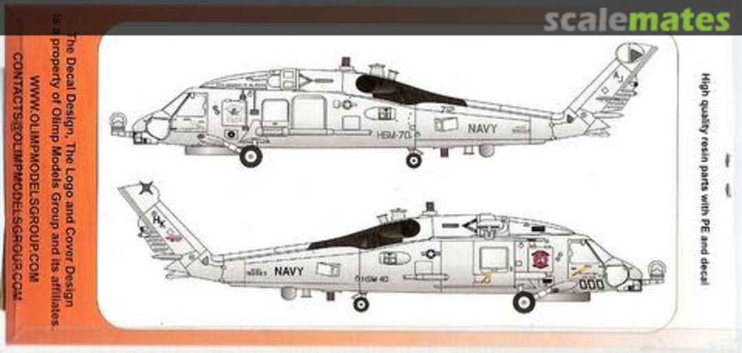 Boxart MH-60R Strike Hawk ORA 72-05 Olimp Resin Accessories