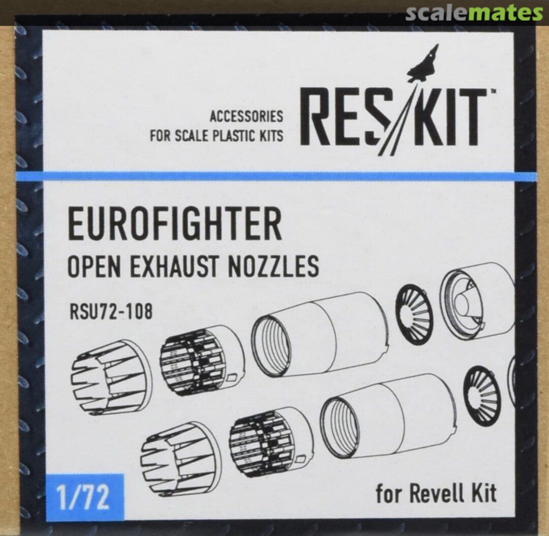 Boxart Eurofighter - Open Exhaust Nozzles RSU72-0108 ResKit