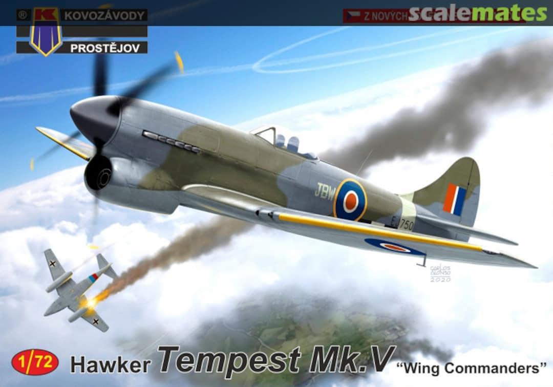 Boxart Hawker Tempest Mk.V KPM0219 Kovozávody Prostějov