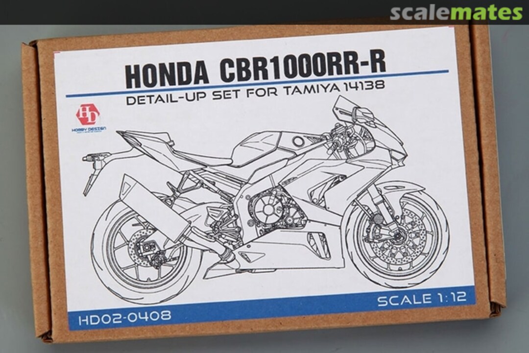 Boxart Honda CBR1000RR-R detail-up set HD02-0408 Hobby Design