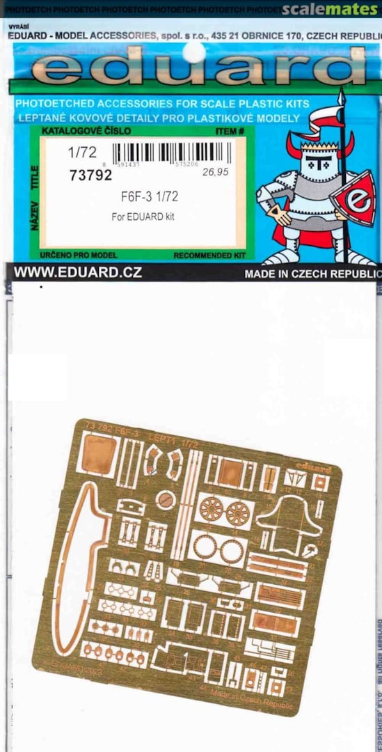 Boxart F6F-3 73792 Eduard