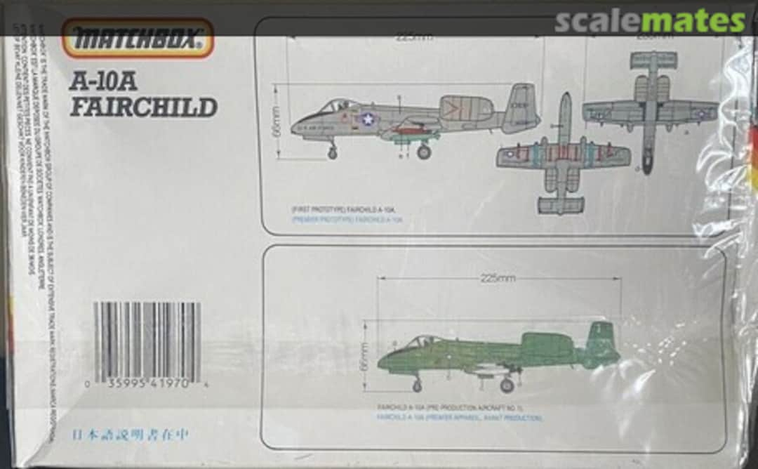 Contents A-10A Fairchild PK-121 Matchbox