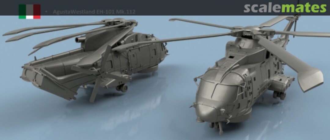 Boxart AgustaWestland EH-101 Mk.112 folded blades - 3D printed (2 helicopters) 3D700275PL L'Arsenal