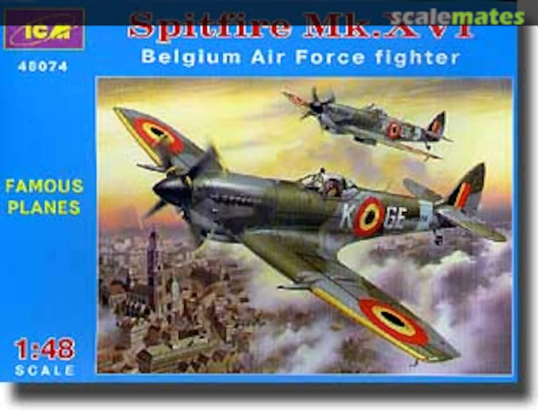 Boxart Spitfire Mk. XVI 48074 ICM