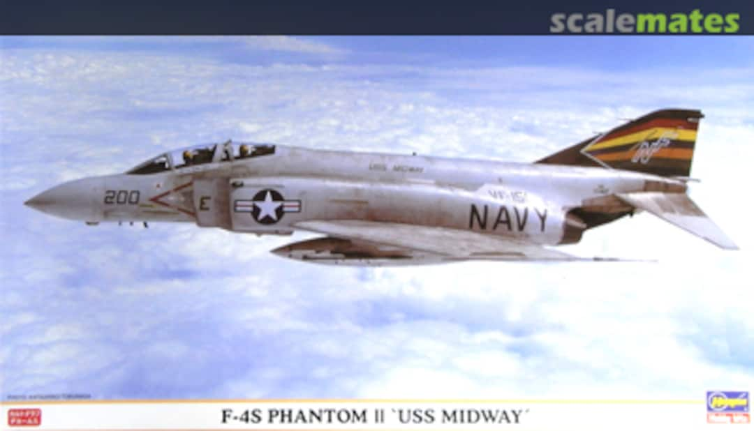 Boxart F-4S Phantom II 'USS Midway' 00394 Hasegawa