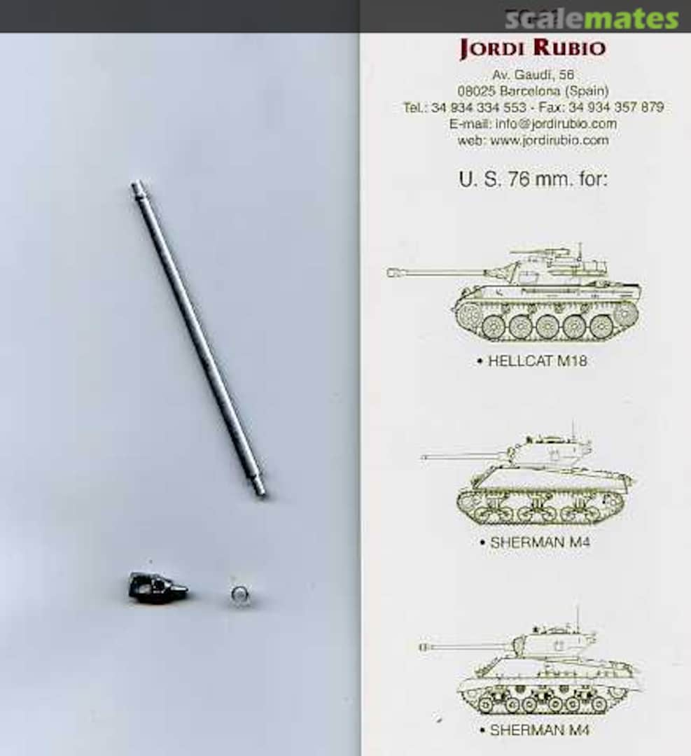 Boxart 76mm Barrel M1A2 TG-32 Jordi Rubio