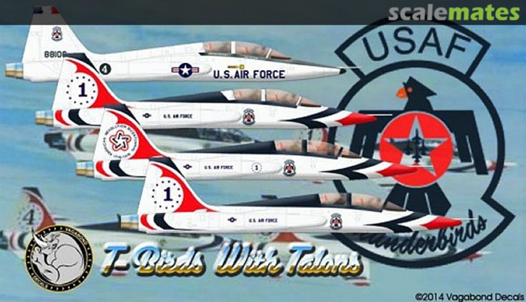 Boxart T-birds With Talons 48-006 Vagabond Decals