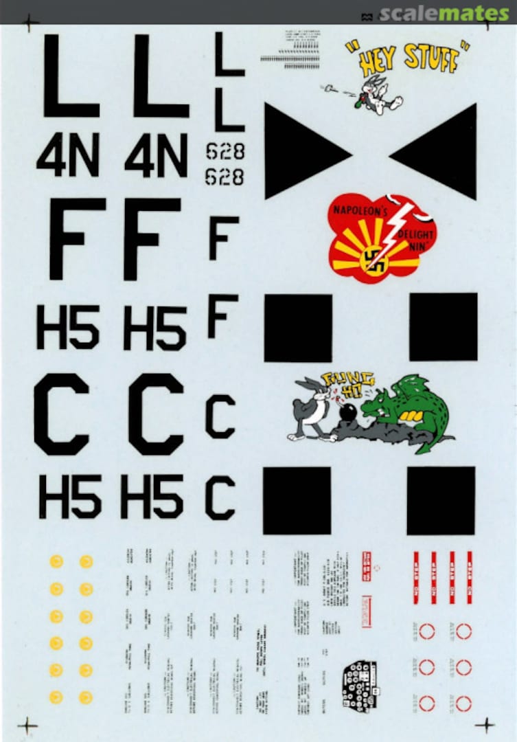 Boxart P-38J Lightnings 48-0103 Microscale