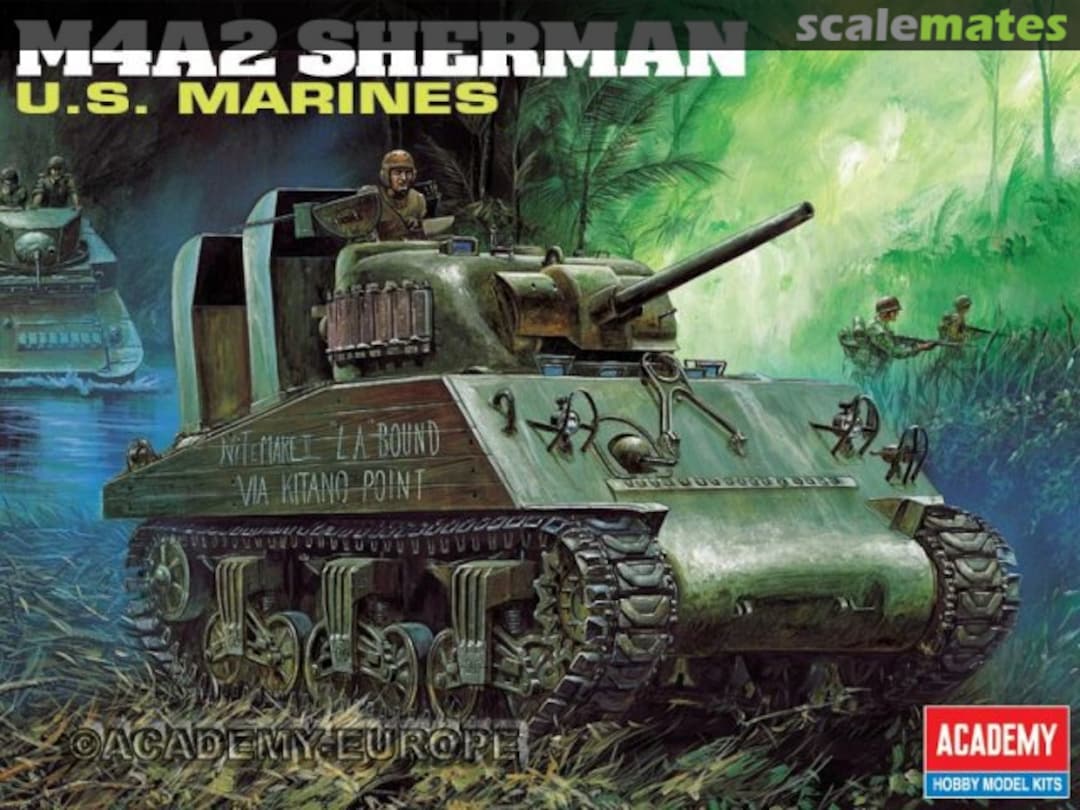 Boxart M4A2 Sherman 13203 Academy