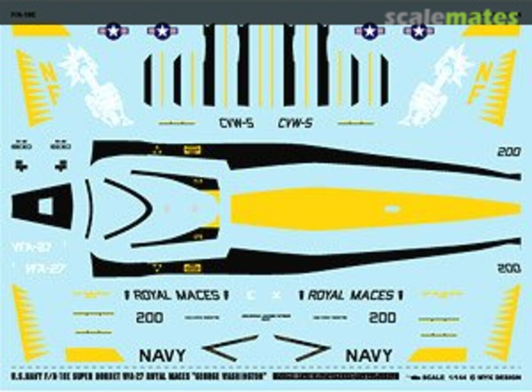 Boxart USN F/A-18E VFA-27 Royal Maces [George Washington] A-452 MYK Design