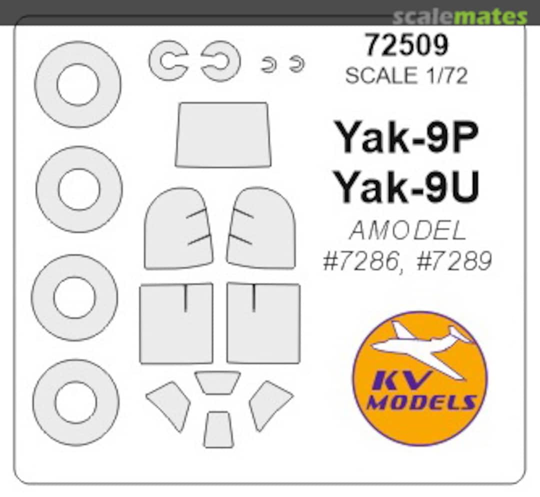 Boxart Yak-9P, Yak-9U 72509 KV Models