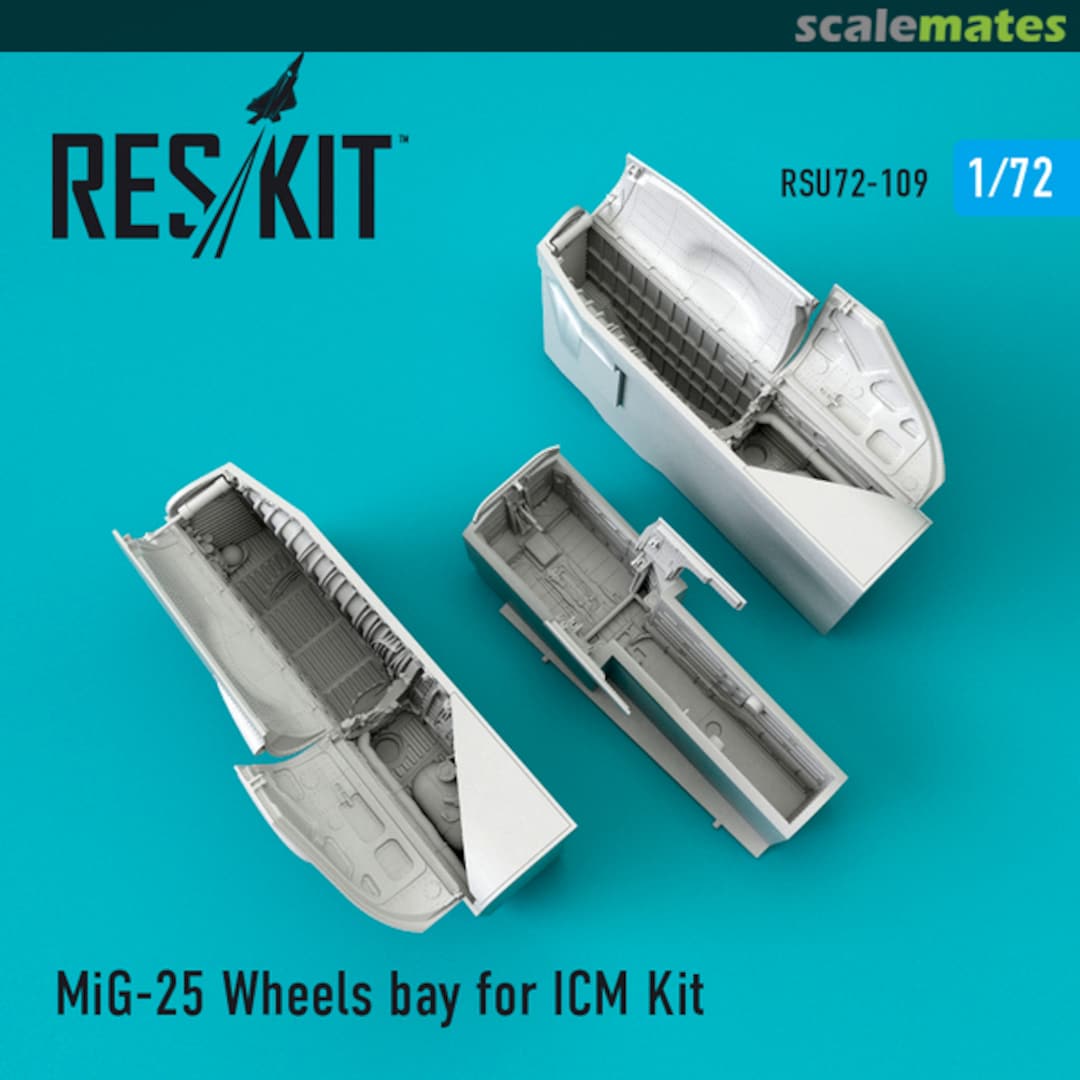 Boxart MiG-25 wheel bay RSU72-0109 ResKit