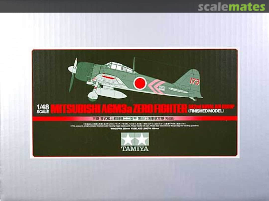 Boxart Mitsubishi A6M3a Zero Fighter 582th Naval Air Group 21093 Tamiya