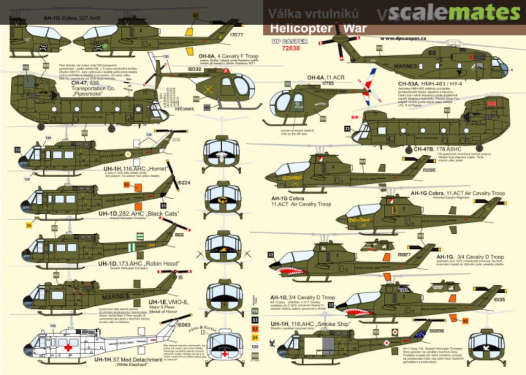 Boxart Helicopter War Vietnam 1967-72 72038 DP Casper