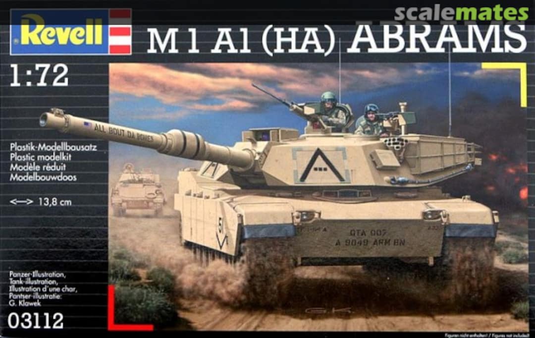 Boxart M1A1 (HA) Abrams 03112 Revell