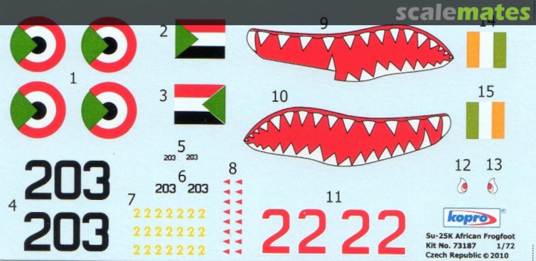 Boxart Su-25K African Frogfoot 73187 Kopro