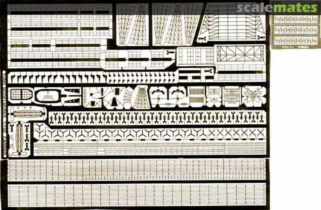 Boxart Photo-Etched Parts for US Navy Aircraft Carrier I PE-59 Pit-Road