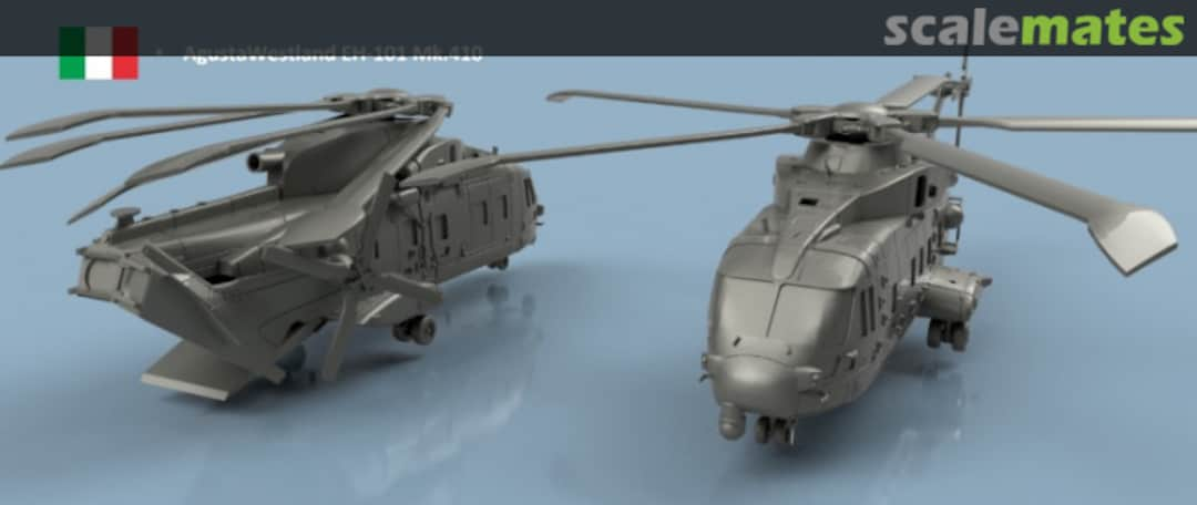 Boxart AgustaWestland EH-101 Mk.410 unfolded blades - 3D printed (2 helicopters) 3D700276DEP L'Arsenal