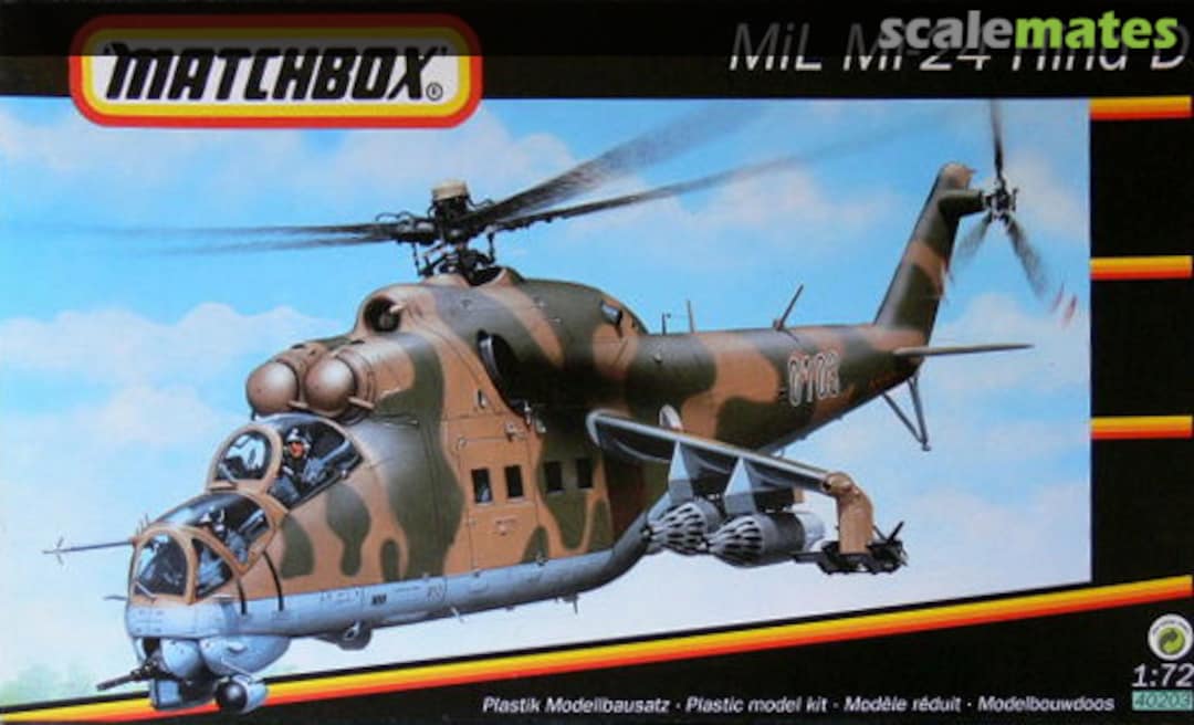 Boxart Mil Mi-24 Hind D 40203 Matchbox