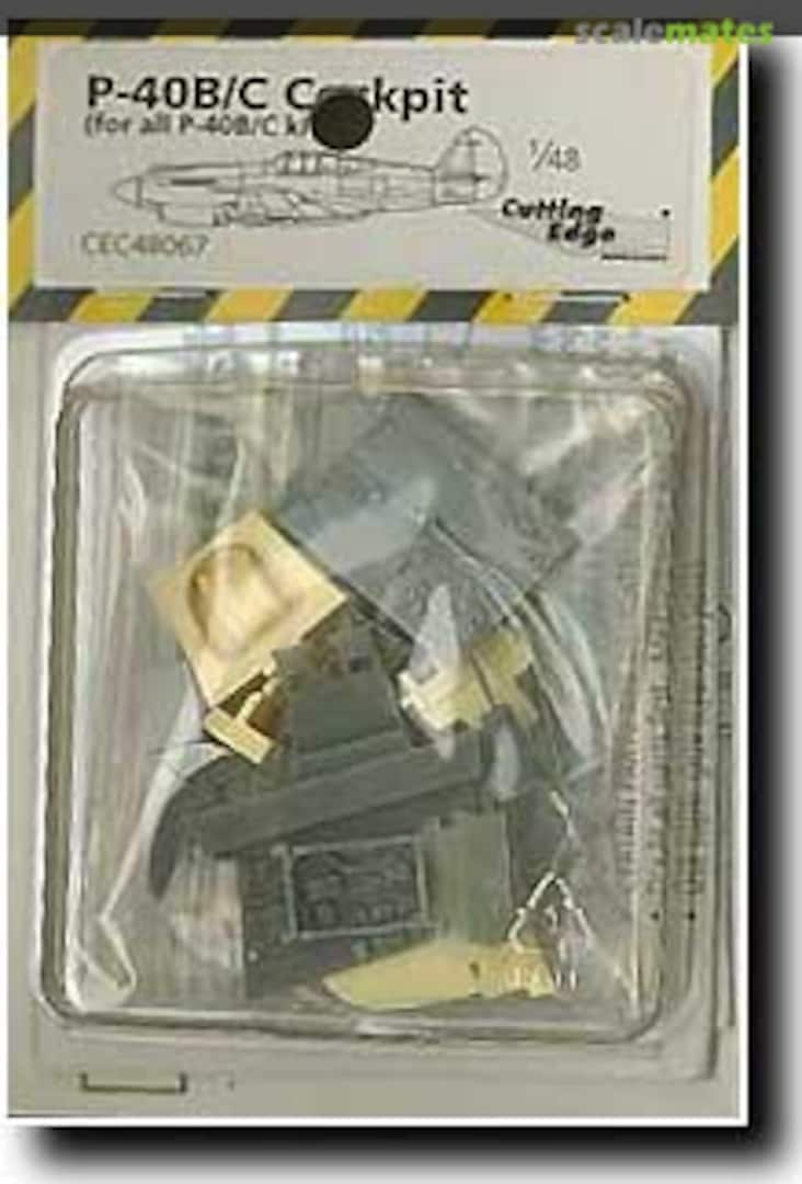 Boxart P-40B/C Detailed Cockpit CEC48067 Cutting Edge Modelworks