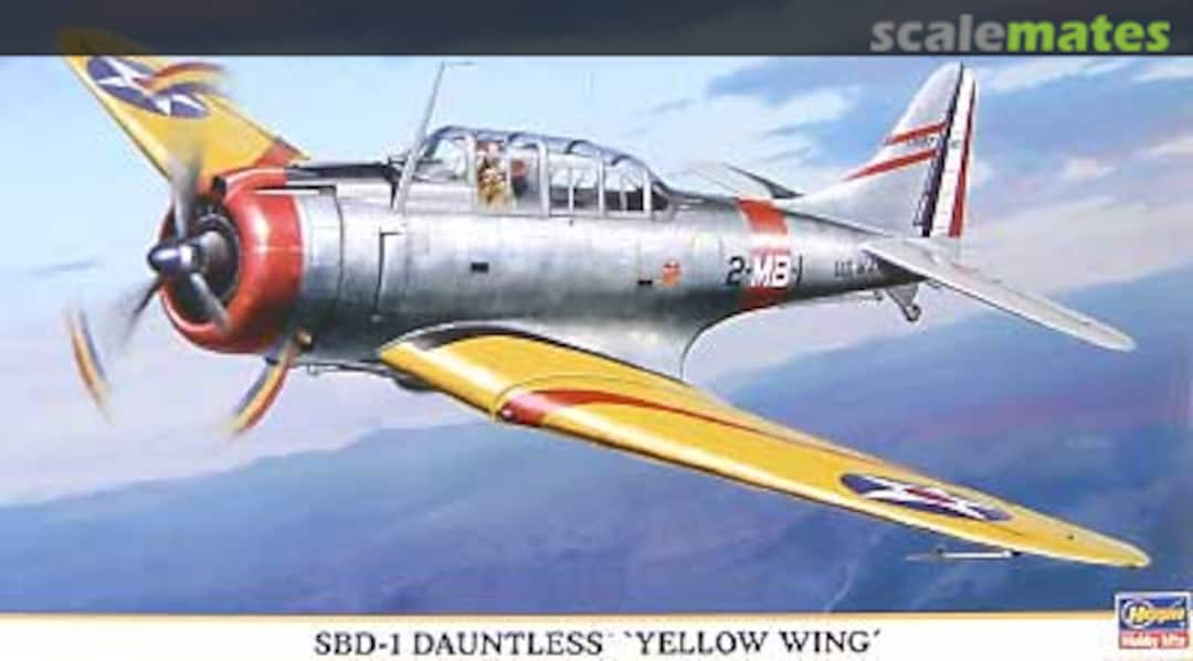 Boxart SBD-1 Dauntless 'Yellow Wing' 09625 Hasegawa