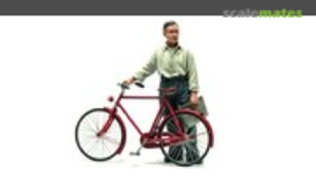 1:35 Taurus Bicycle model 25 with man (Model Victoria 4089)