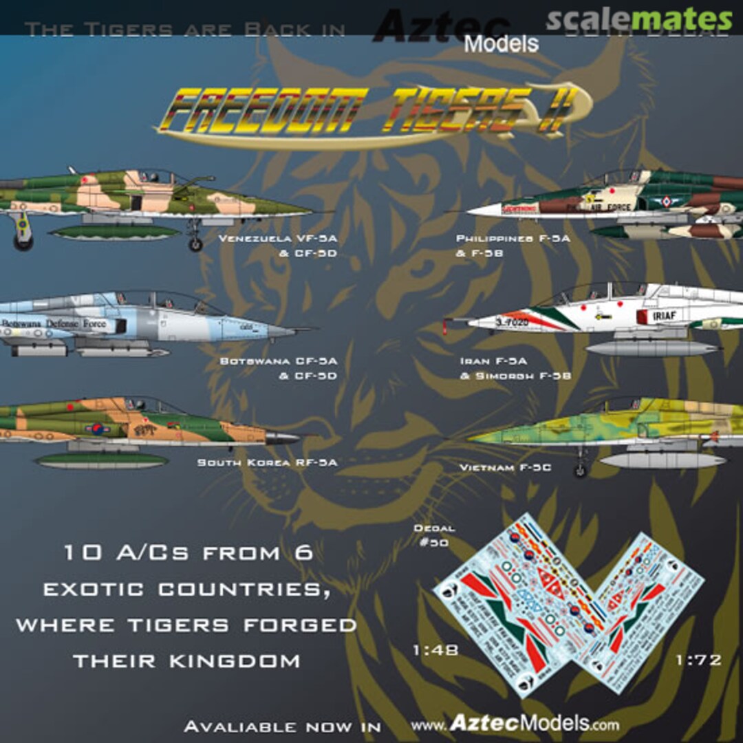 Boxart Freedom Tigers II 72-050 Aztec Models