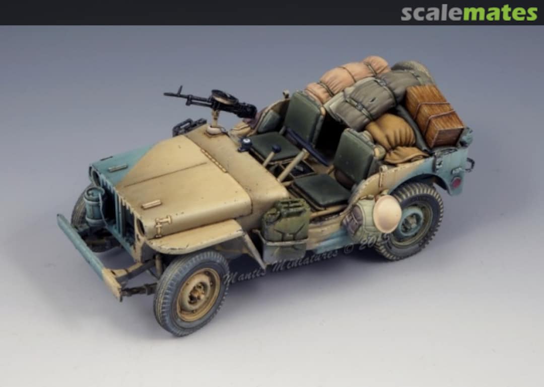 Boxart Accessories for LRDG/SAS Jeep MAC08 Mantis Miniatures