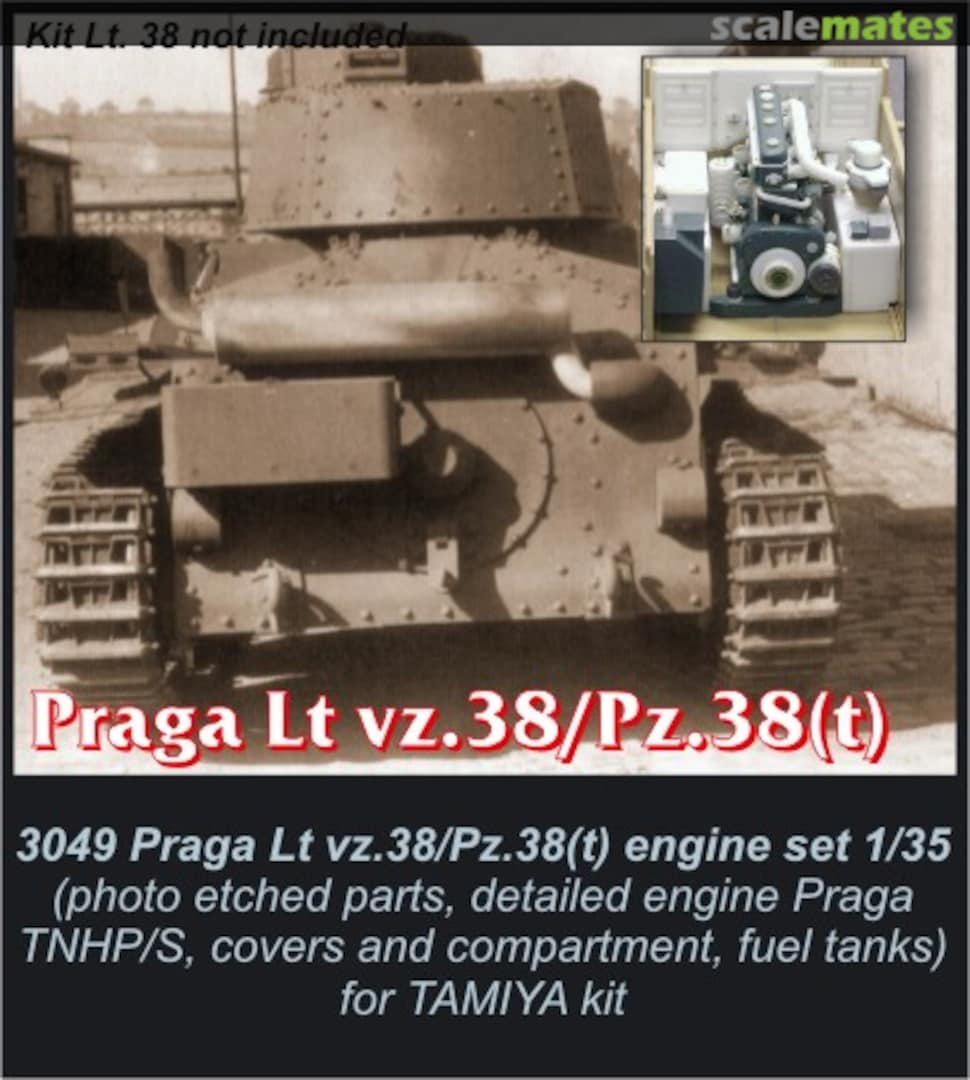 Boxart Praga Lt.38/Pz.38(t) - engine set 3049 CMK