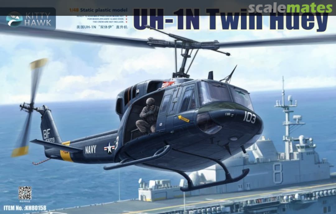 Boxart UH-1N Twin Huey KH80158 Kitty Hawk