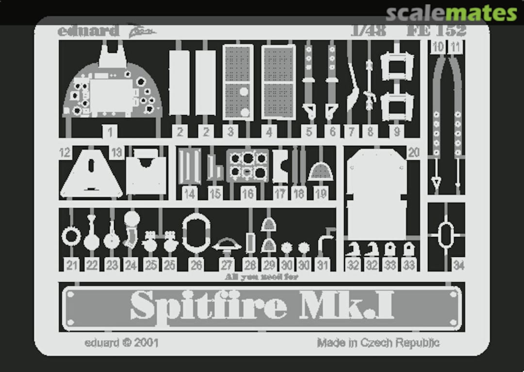 Boxart Spitfire Mk.I FE152 Eduard