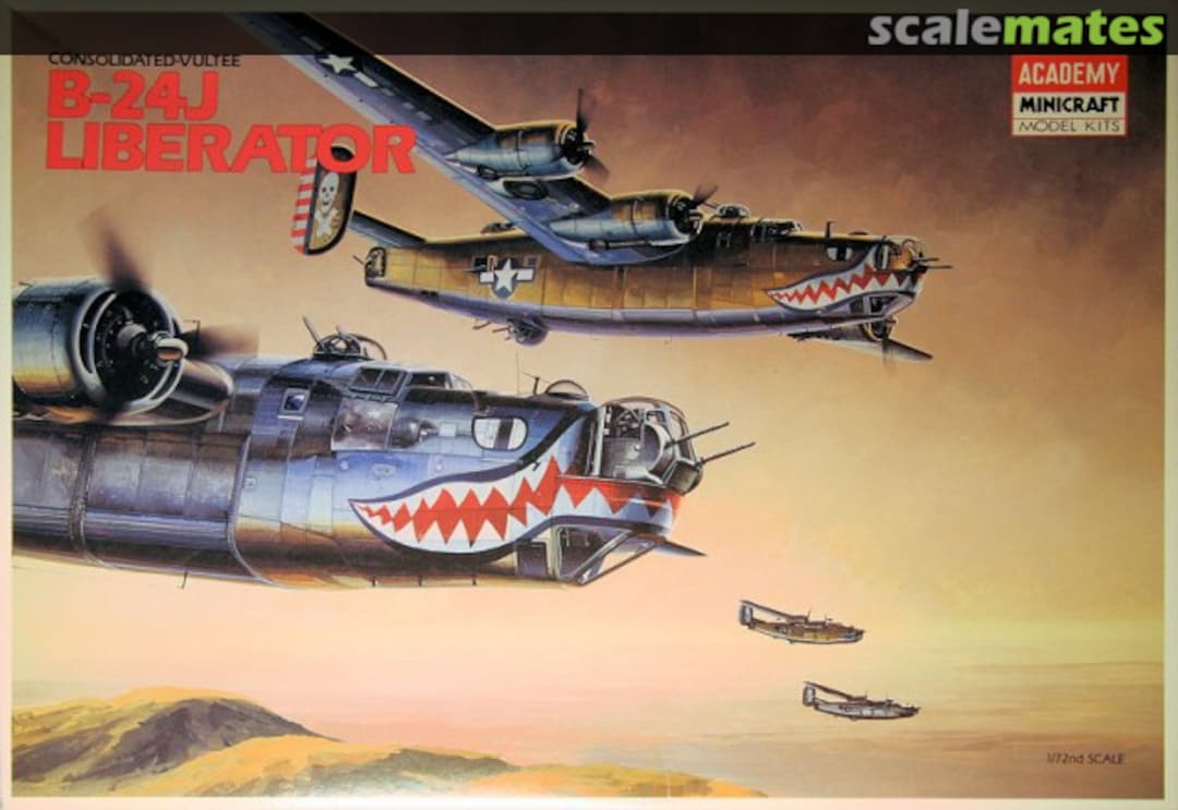 Boxart Consolidated Vultee B-24J Liberator 1694 Academy/Minicraft