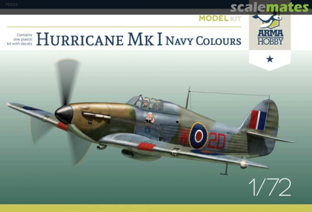 Boxart Hurricane Mk I Navy Colours 70022 Arma Hobby