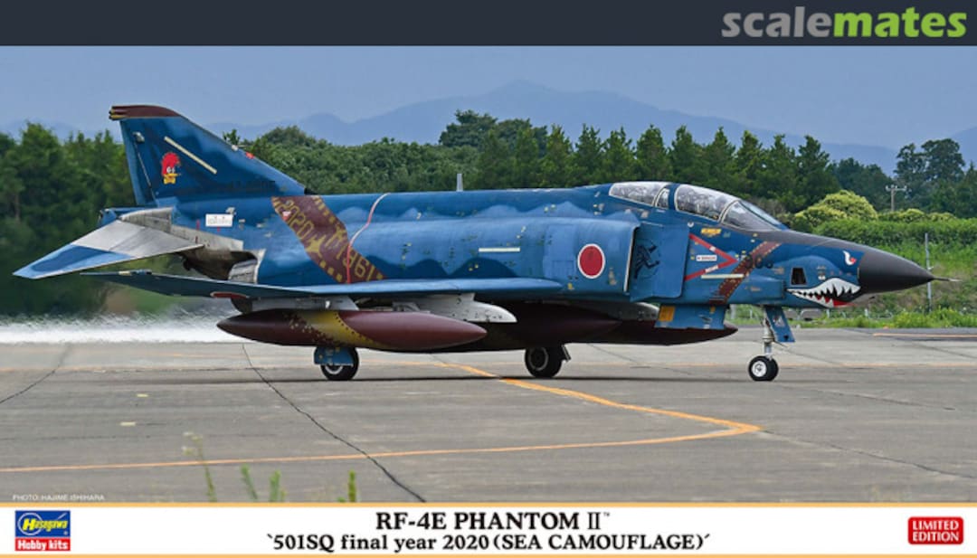 Boxart RF-4E Phantom II '501SQ Final Year 2020 (Sea Camouflage)' 02316 Hasegawa