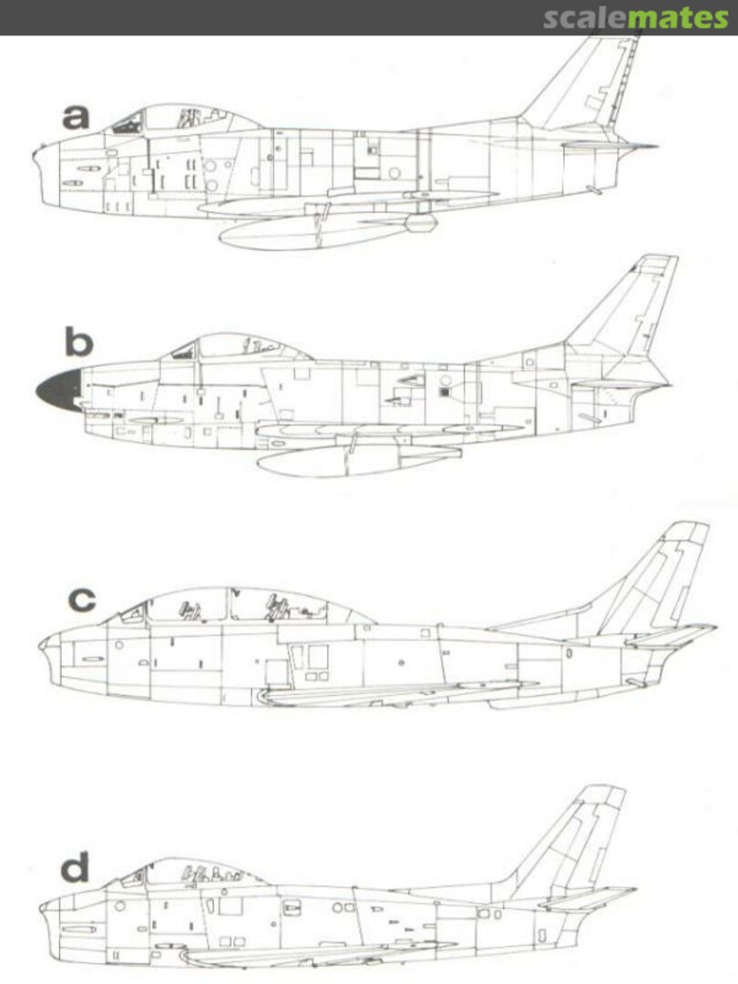 Boxart F-86H/K / TF-86 / CA-27 AM-025 Airmodel