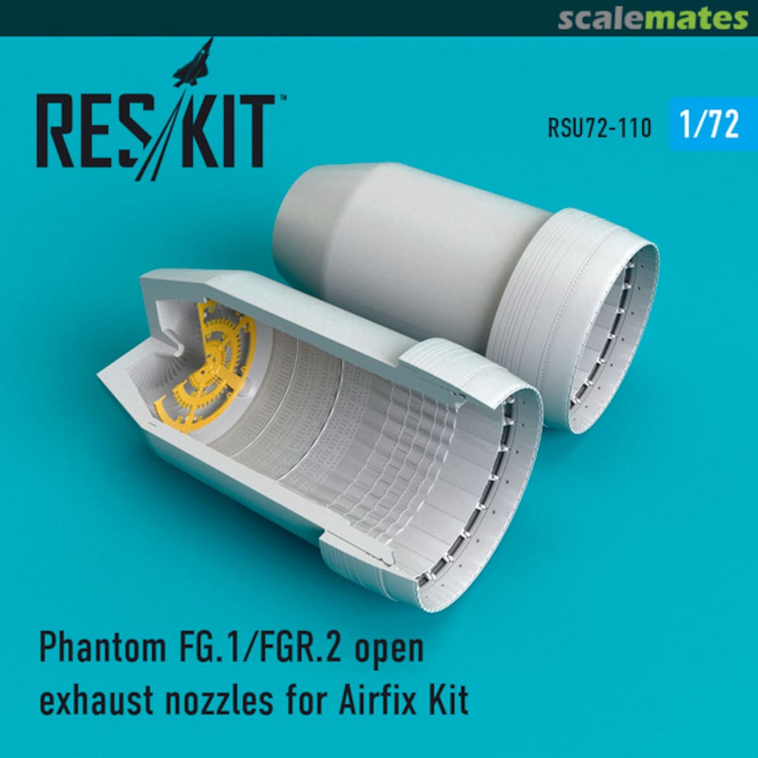 Boxart Phantom FG.1/FGR.2 open exhaust nozzles RSU72-0110 ResKit