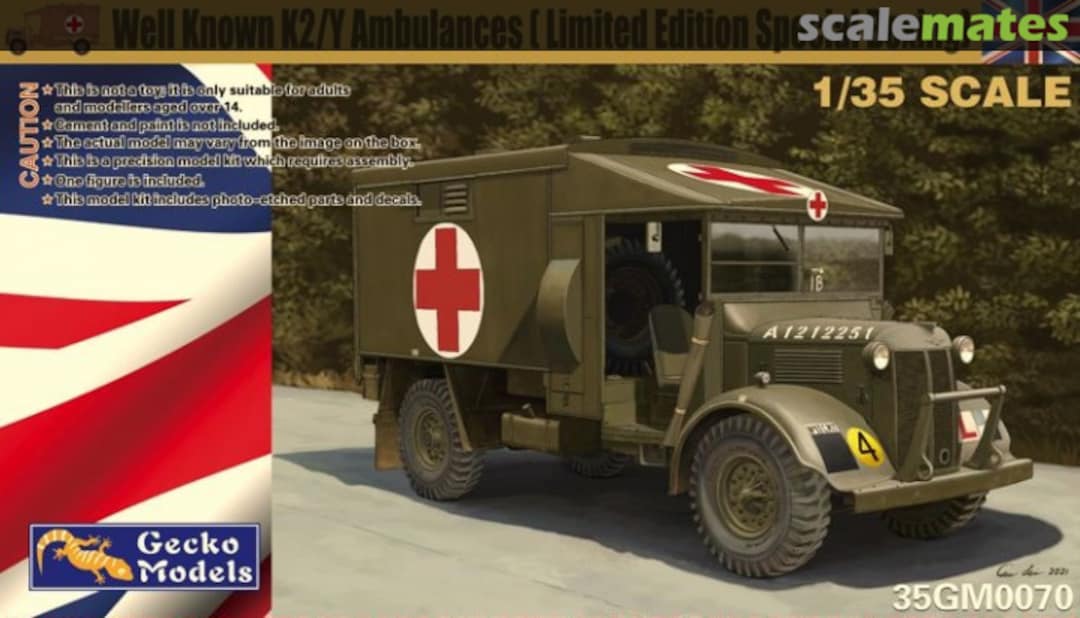 Boxart K2/Y Ambulances 35GM0070 Gecko Models