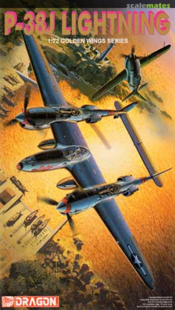 Boxart P-38J Lightning 5018 Dragon