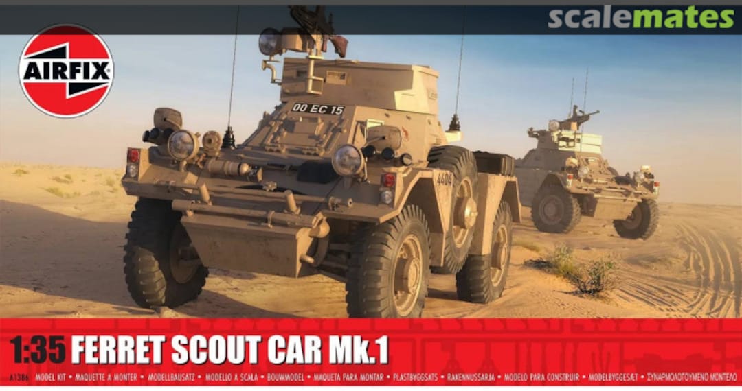 Boxart Ferret Scout Car Mk.1 A1386 Airfix