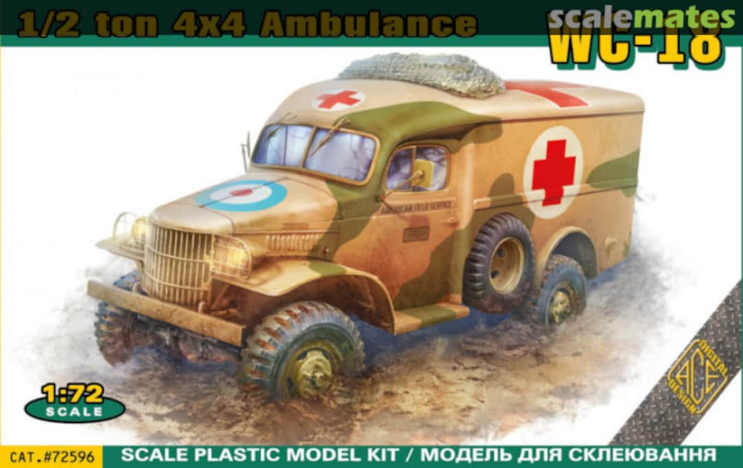 Boxart Dodge WC-18 Ambulance 72596 ACE