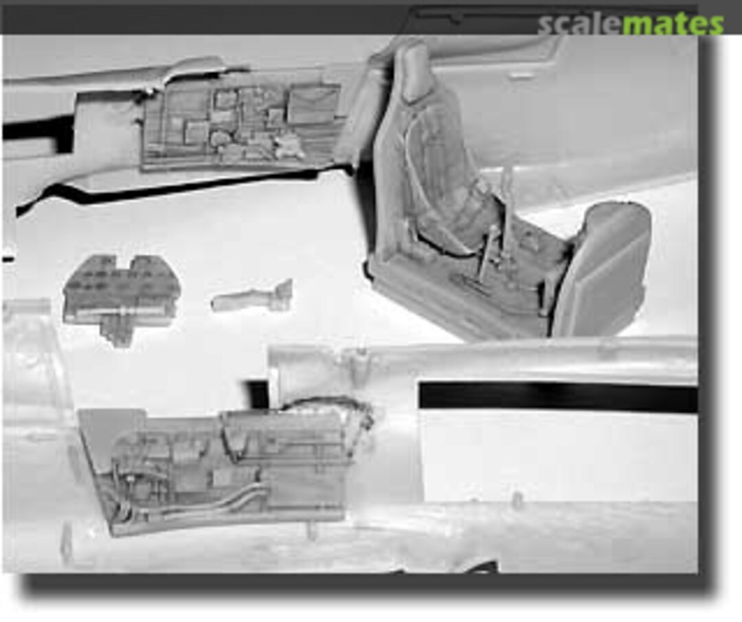 Boxart P-40E Super Detail Cockpit CEC48366 Cutting Edge Modelworks