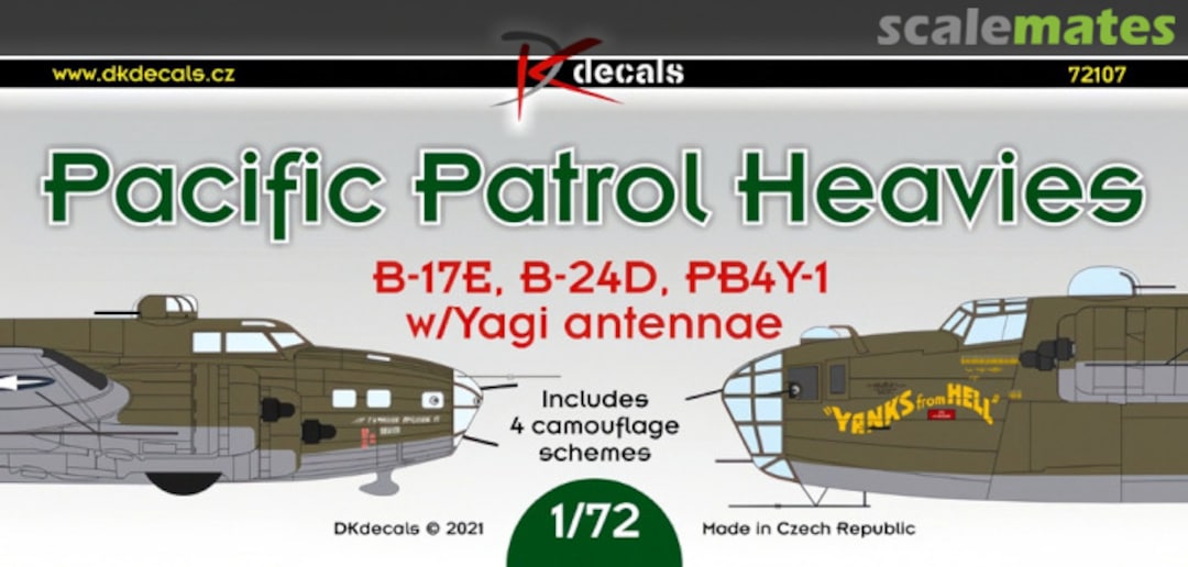 Boxart Pacific Patrol Heavies 72107 DK Decals