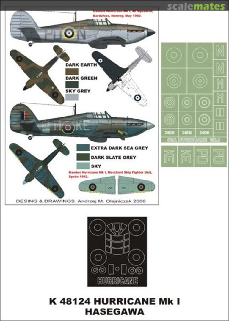 Boxart Sea Hurricane Mk.I K48124 Montex