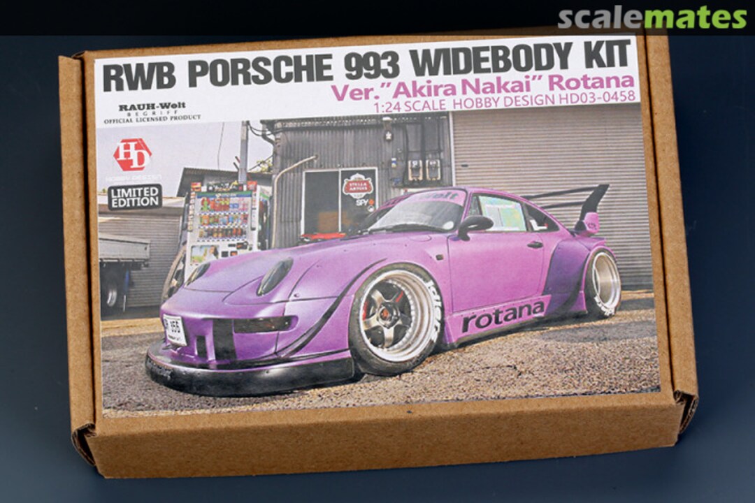 Boxart RWB Porsche 993 Widebody Kit For Ver. Akira Nakai Rotana HD03-0458 Hobby Design