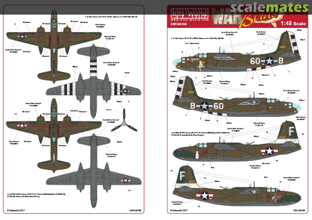 Boxart A-20 Douglas Havocs KW148166 Kits-World