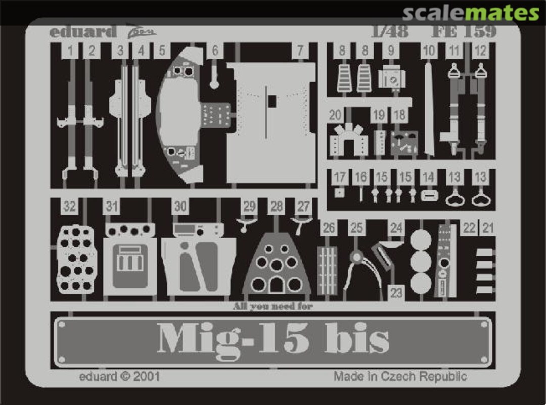 Boxart MiG-15bis FE159 Eduard