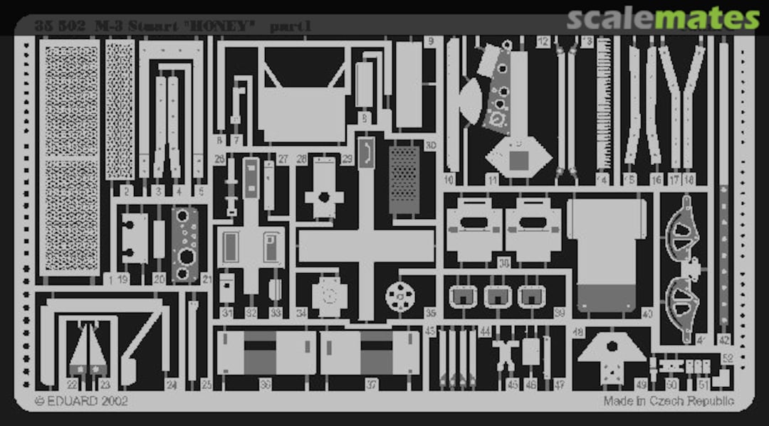 Boxart M-3 Stuart - HONEY 35502 Eduard