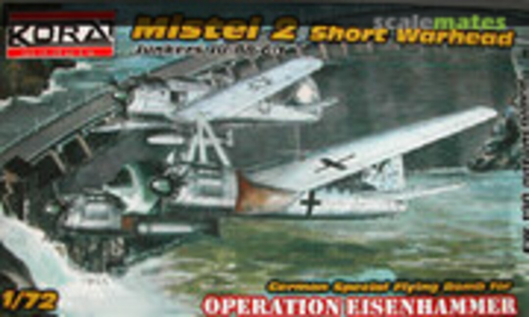 1:72 Junkers Ju 88 G-1, Mistel 2 (Short Warhead) (Kora Models 7260)