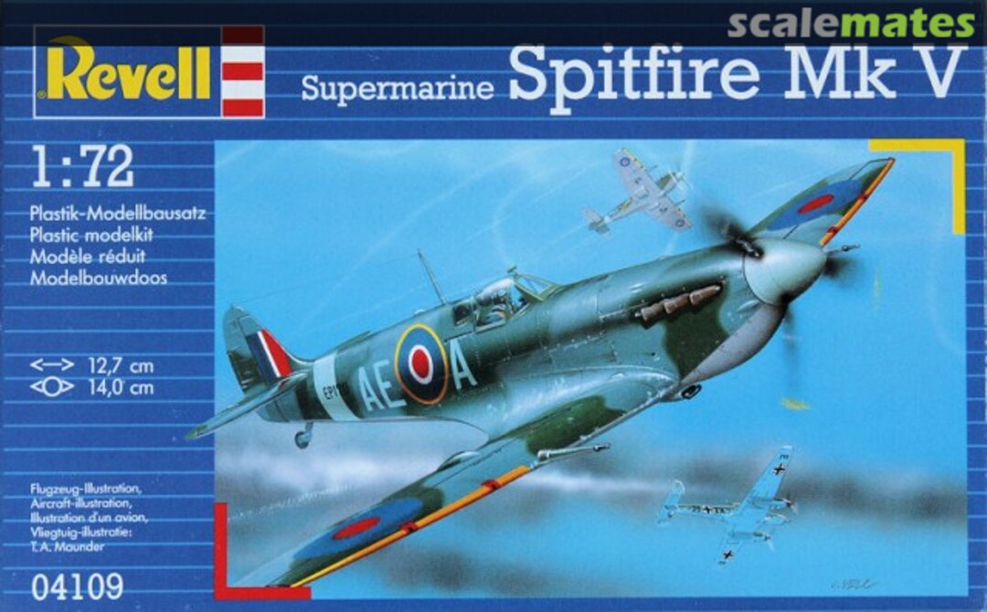 Boxart Supermarine Spitfire Mk.V 04109 Revell