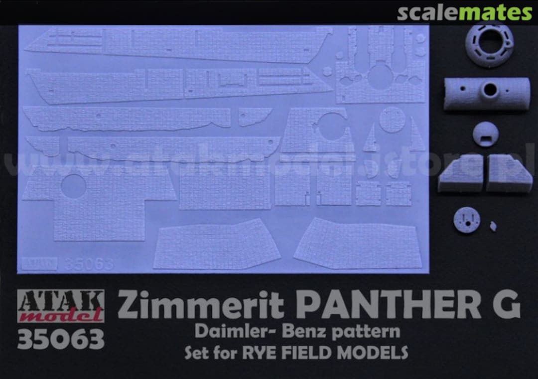 Boxart Zimmerit Panther G 35063 Atak Model